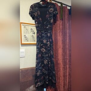 Polo Ralph Lauren Floral-Print Silk Maxi Dress